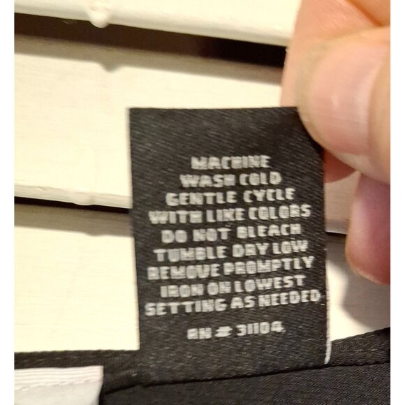 NY Collection Womens Black Sleeveless Tunic Top 3X With Laser-Cut Hem Detailing - Picture 5 of 9